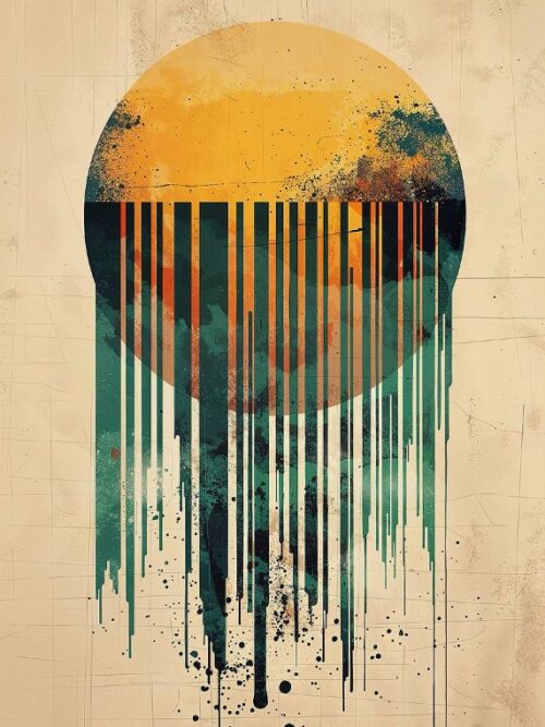 Sunset Meltdown Poster