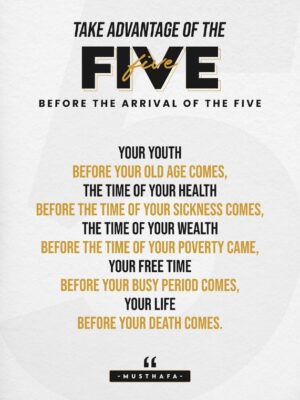 TAKE ADVANTAGE 5 BEFORE Poster
