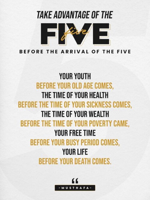 TAKE ADVANTAGE 5 BEFORE Poster