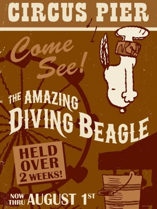 The Amazing Beagle Peanuts Poster