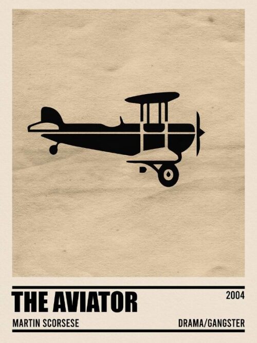 The Aviator Minimalist Poster