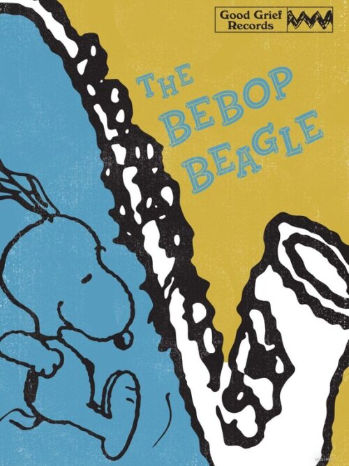 The Bebop Beagle Snoopy Peanuts Poster