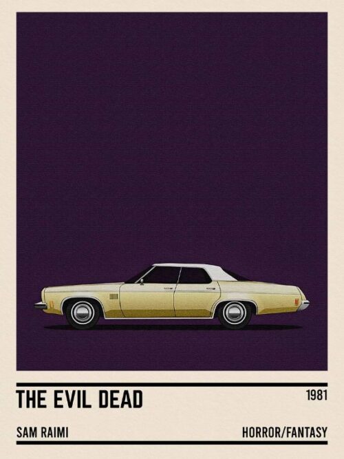 The Evil Dead Car Movie Poster