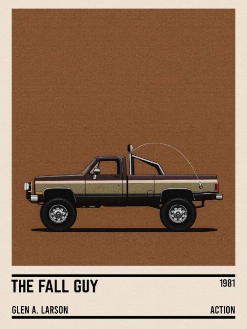 The Fall Guy Tv Series Car Poster