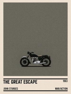 The Great Escape Motor Poster