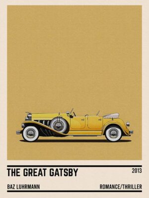 The Great Gatsby Movie Car Poster