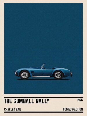 The Gumball Rally Car Poster