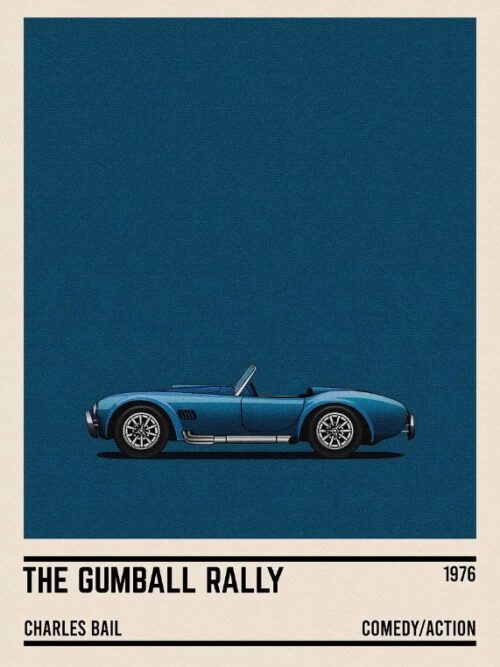 The Gumball Rally Car Poster