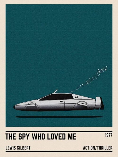 The Spy Who Loved Me Car Poster