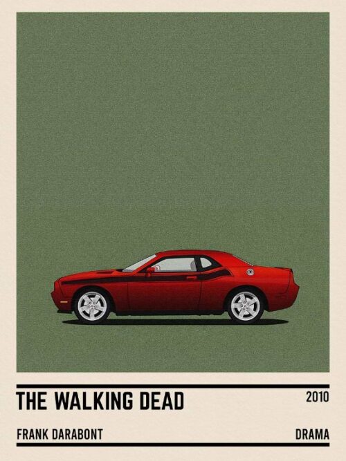 The Walking Dead Car Poster