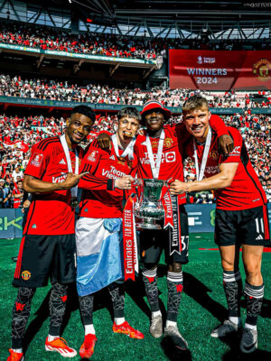 The Winners FA Cup Football Poster