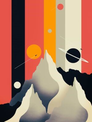 The Grey Space Peaks Poster