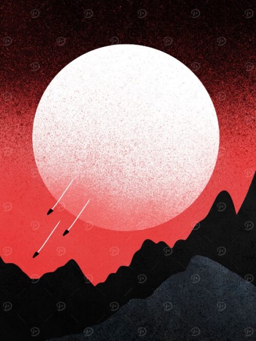 The Red Sky Peaks Poster