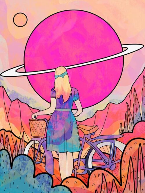 The Space Biker Poster