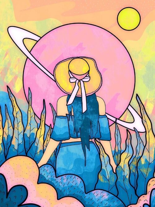 The Space Girl Poster