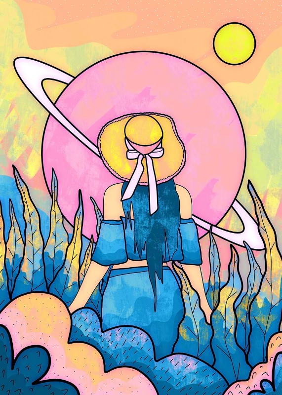 The Space Girl Poster