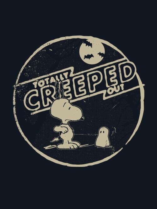 Totally Creeped Out Peanuts Poster