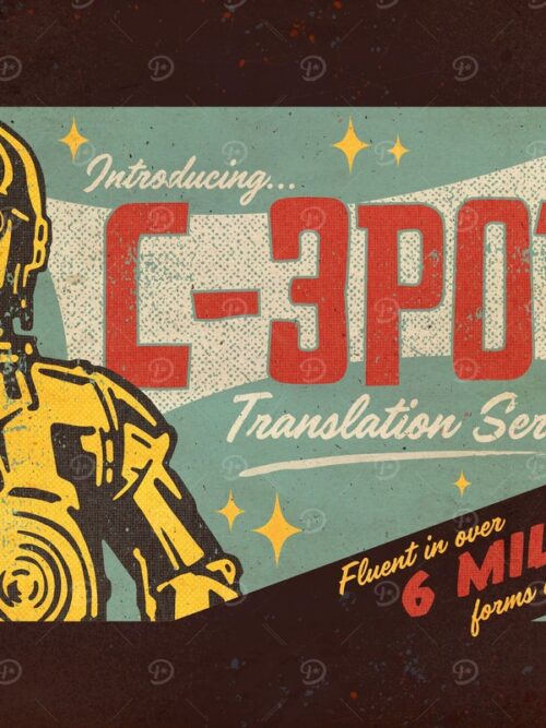 Translation Service Starwars Poster