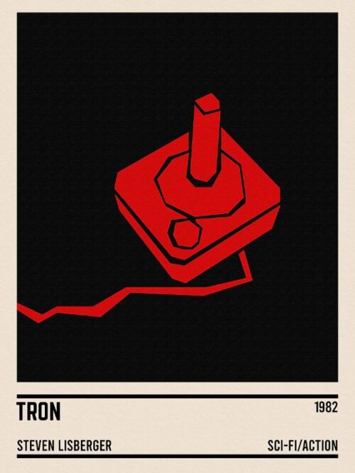Tron Movie Minimalist Poster