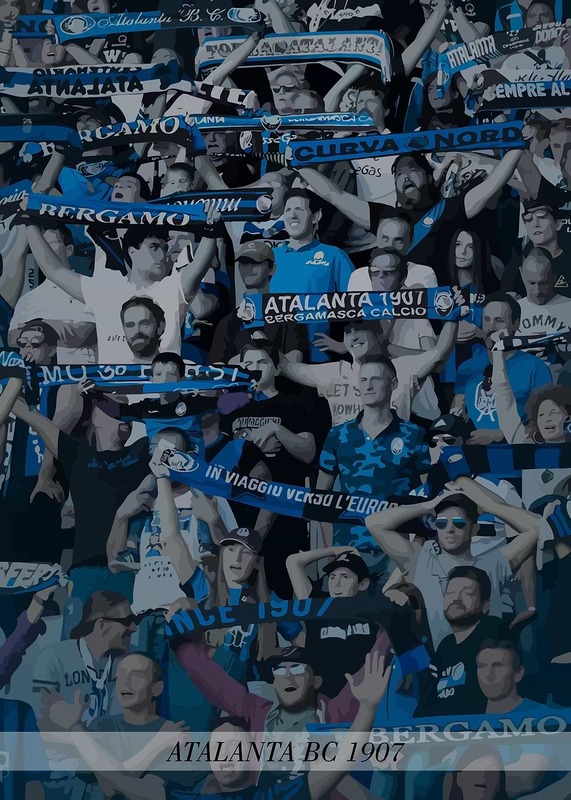 Ultras Atalanta Football Poster