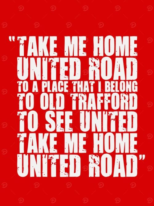United Quotes Football Poster
