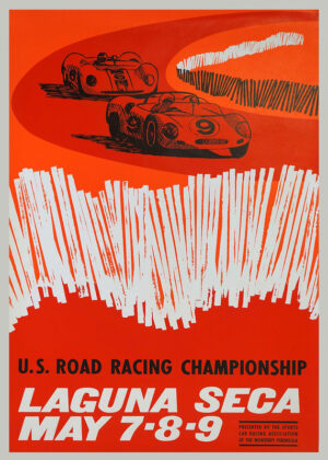 Velka Cena Cssr 1965 Automotoklub Poster