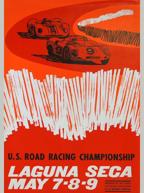 Velka Cena Cssr 1965 Automotoklub Poster
