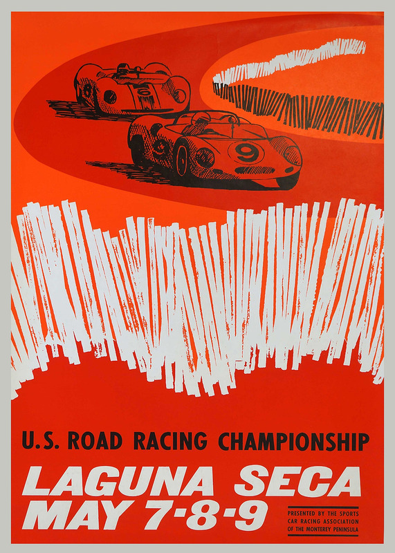 Velka Cena Cssr 1965 Automotoklub Poster