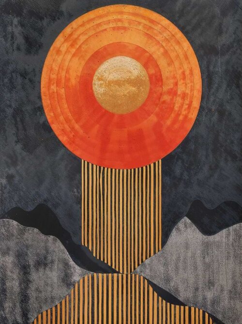 Vermilion Eclipse Poster