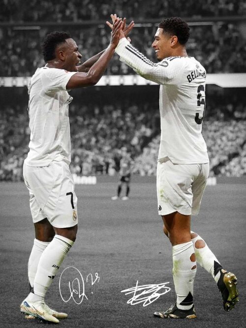 Vinicius Junior And Jude Bellingham Football Poster