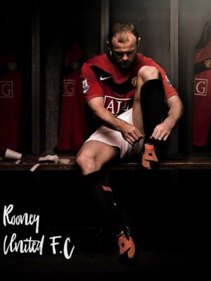 Wayne Rooney Football Poster