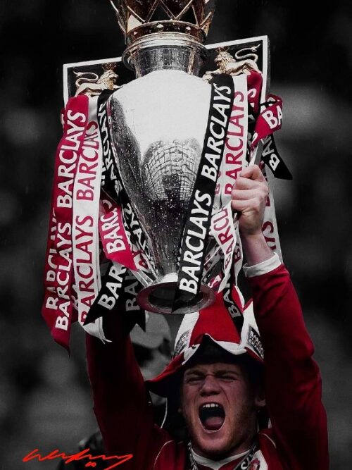 Wayne Rooney Soccer Poster
