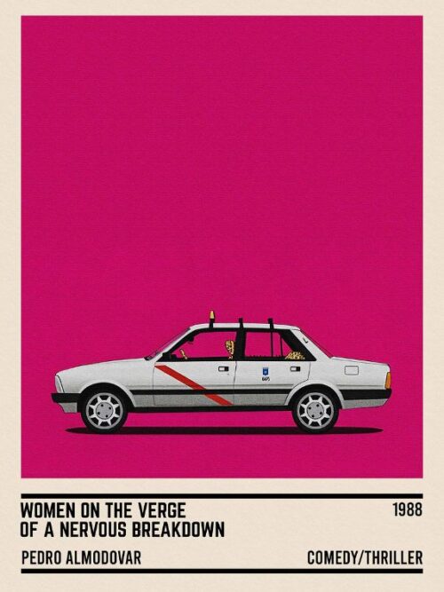 Women On The Verge Car Poster