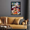 One Piece | Luffy all forms anime Poster