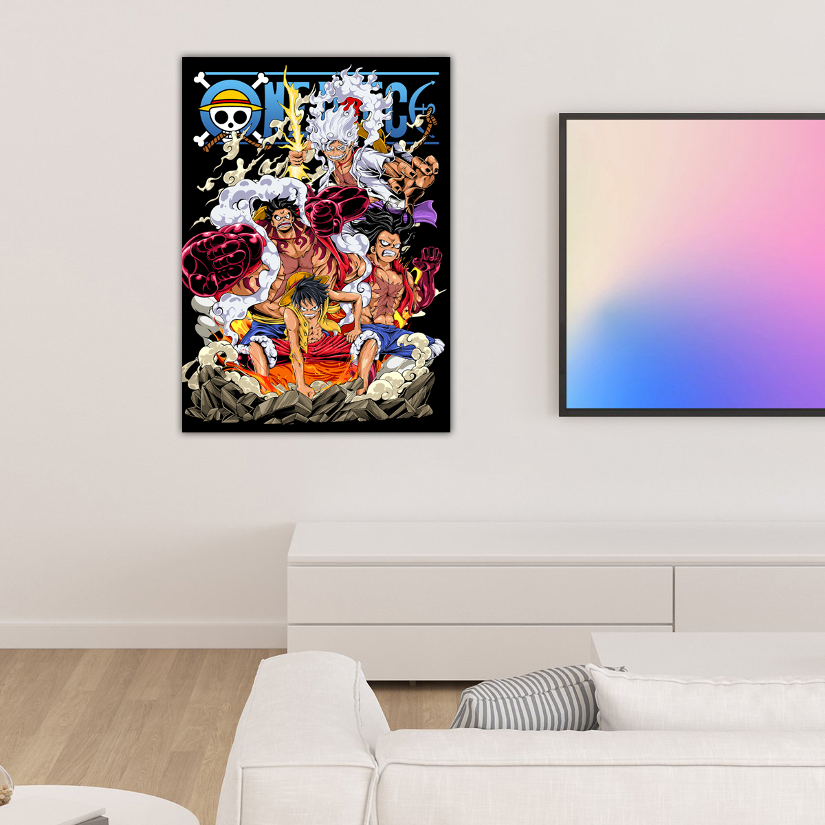 One Piece | Luffy all forms anime Poster