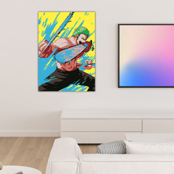 Zoro Chainsaw Man anime Poster