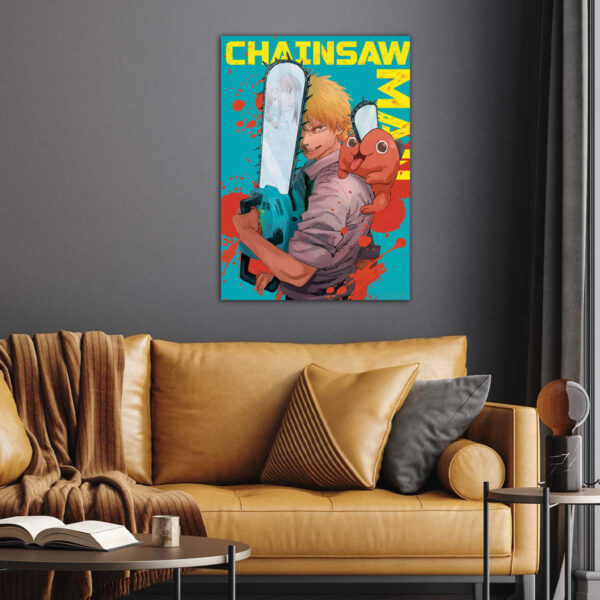 Chainsaw Man Vintage anime Poster