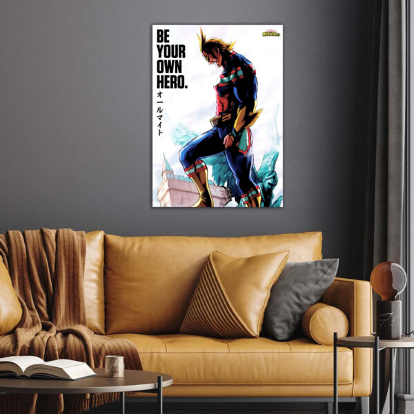 My Hero Academia | All Might Be Your Own Hero anime Poster