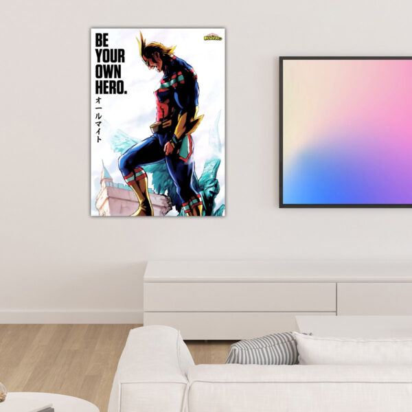 My Hero Academia | All Might Be Your Own Hero anime Poster