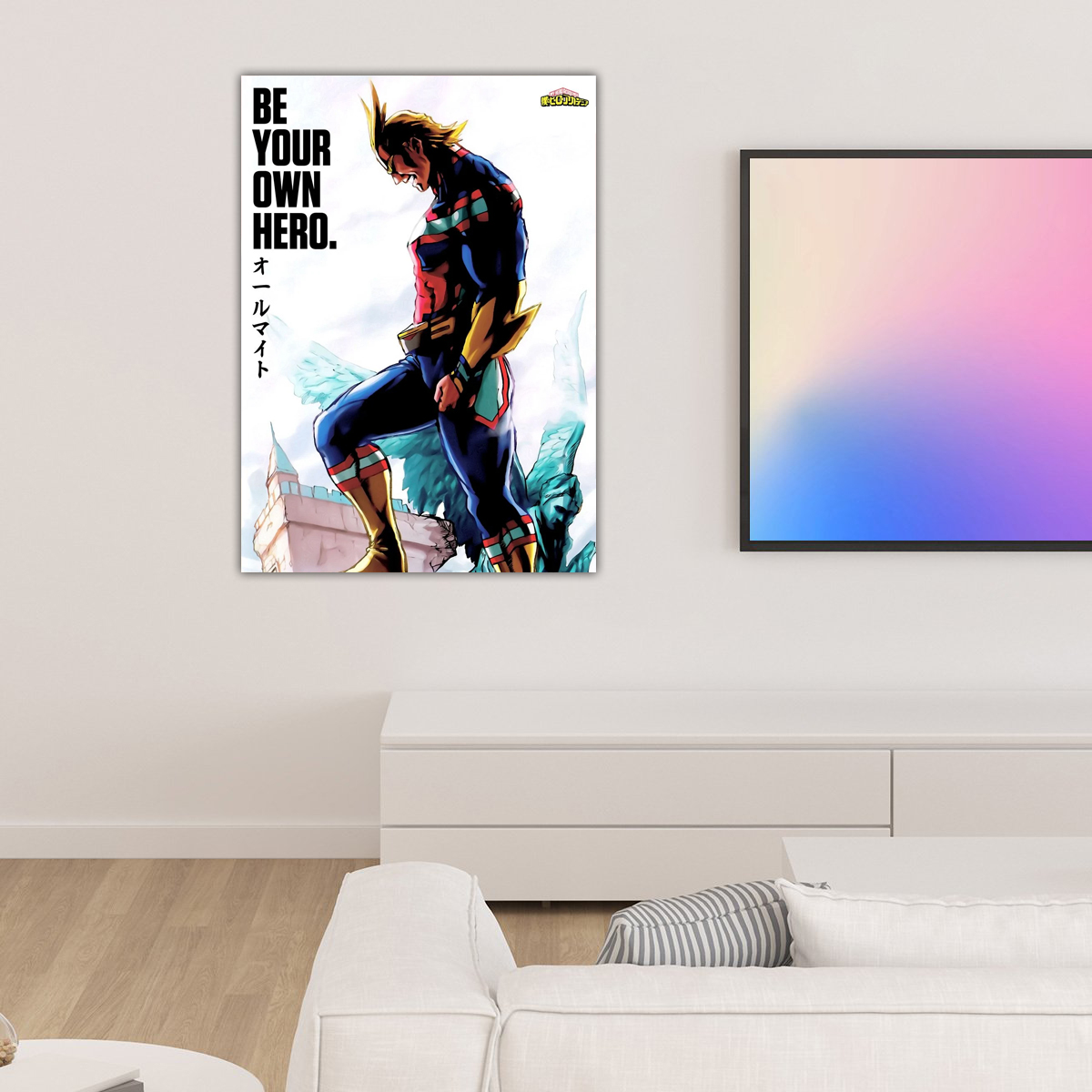 My Hero Academia | All Might Be Your Own Hero anime Poster