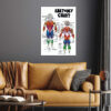 Dragon Ball Goku Anatomy Chart anime Poster