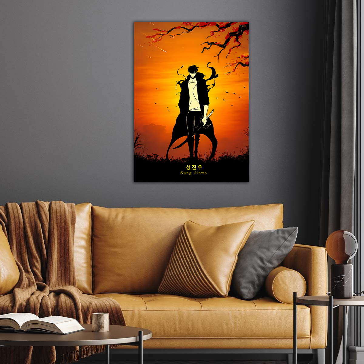 Solo Leveling minimal manhwa Poster