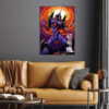 Neon Genesis Evangelion Retro Poster