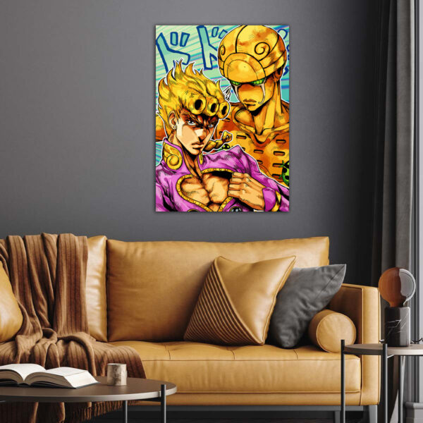 JoJo's Bizarre Adventure | Giorno Giovanna anime Poster