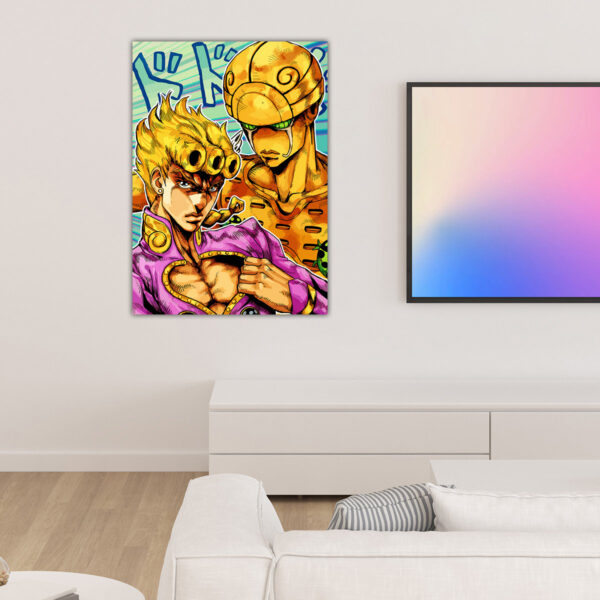JoJo's Bizarre Adventure | Giorno Giovanna anime Poster