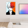 My Hero Academia | Shoto Todoroki Dual Quirk anime Poster