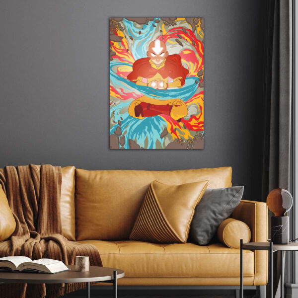Avatar | Aang All Four Elements Poster