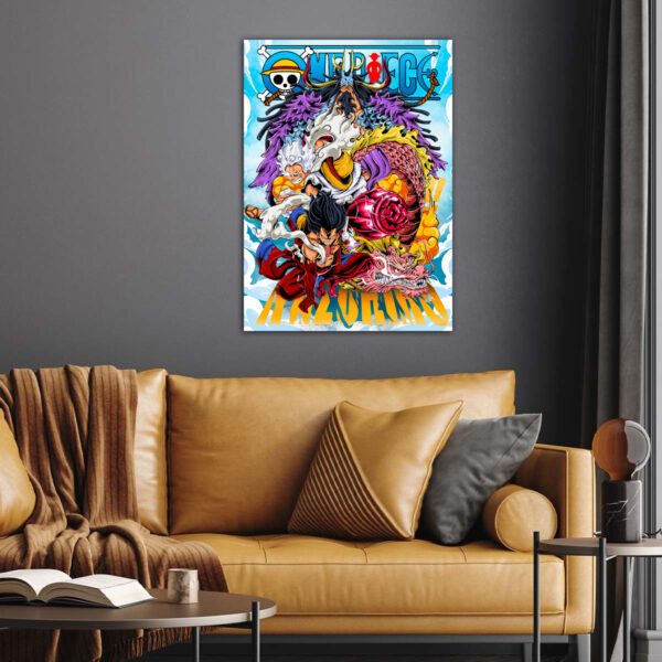 One Piece | Luffy vs Kaido anime Poster