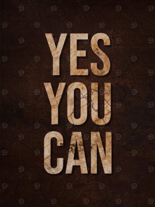 YES YOU CAN Poster