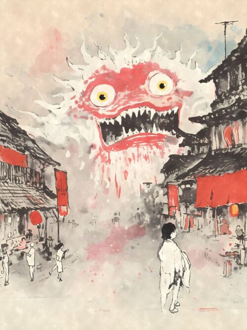 Yokai Attack On City Poster